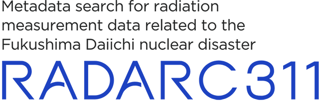 Metadata search for radiation measurement data related to the Fukushima Daiichi nuclear disaster RADARC311